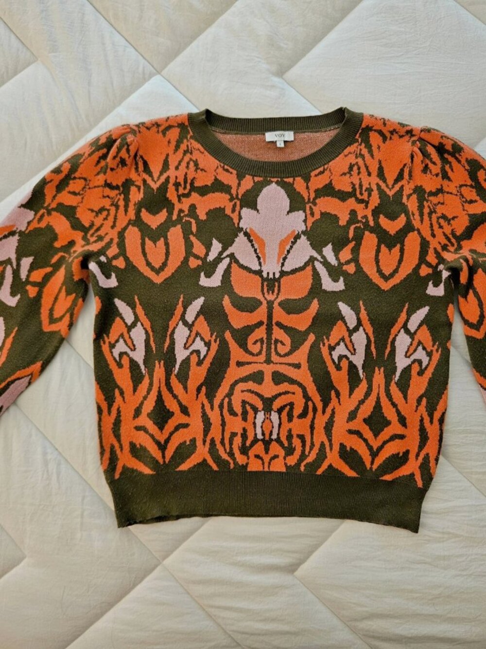 Patterned sweater Voy - Picture 2 of 3